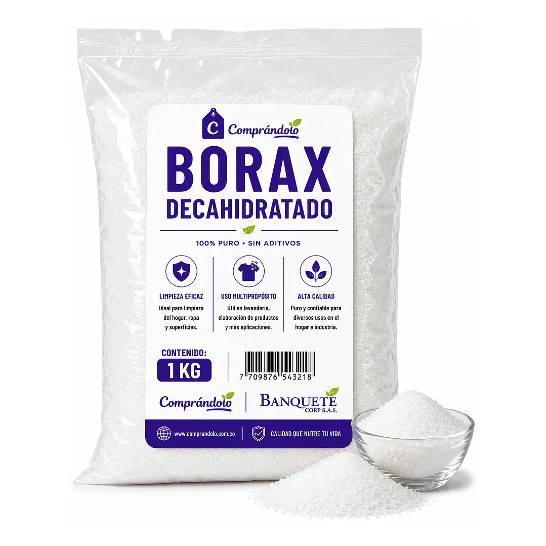 Bórax Decahidratado En Polvo Limpieza Y Jardinería 2