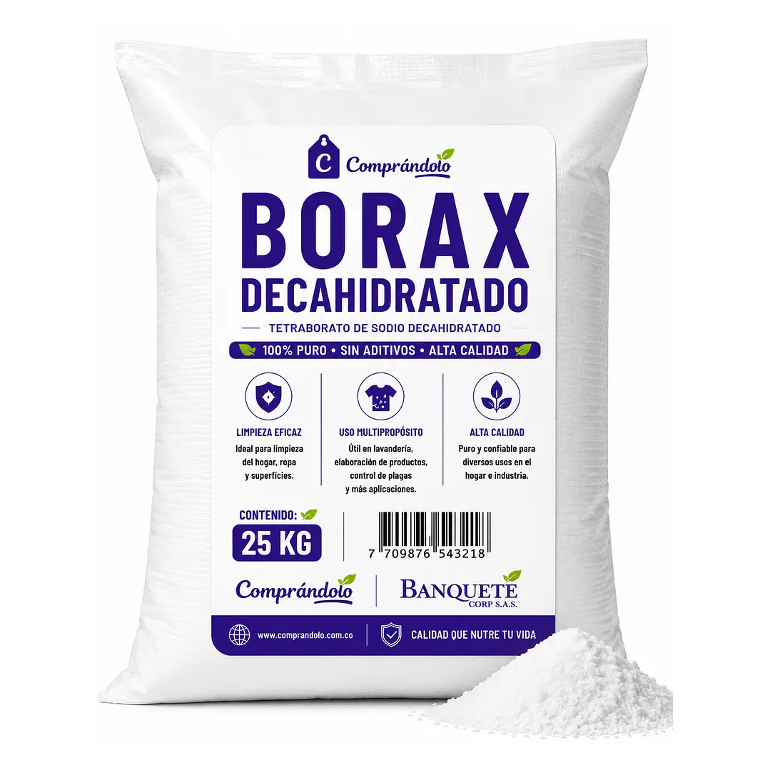 Bórax Decahidratado En Polvo Limpieza Y Jardinería 3