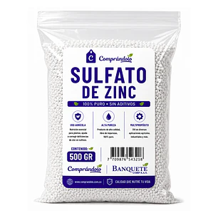 Sulfato De Zinc Micronutriente Agricultura Y Plantas