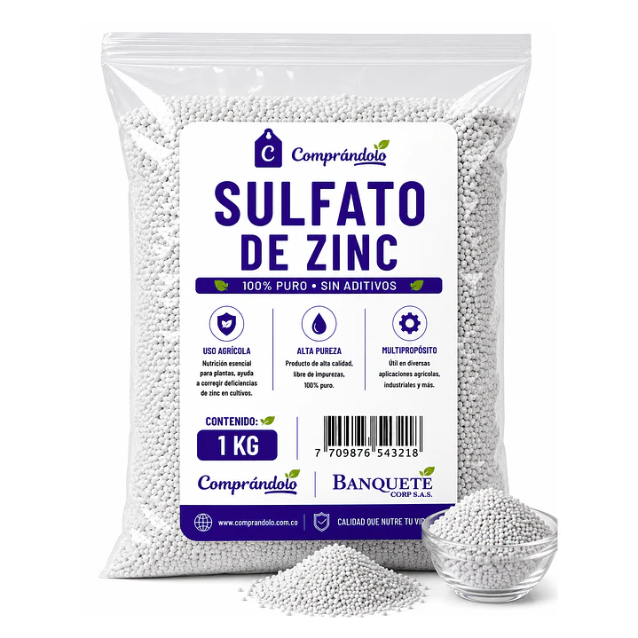 Sulfato De Zinc Micronutriente Agricultura Y Plantas 2