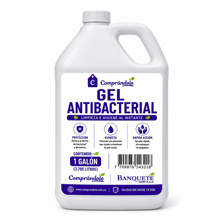 Gel Antibacterial Para Oficina Y Hogar 1 L 2