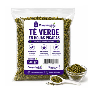 Té Verde En Hojas Picadas Pura - Para Infusuiones 
