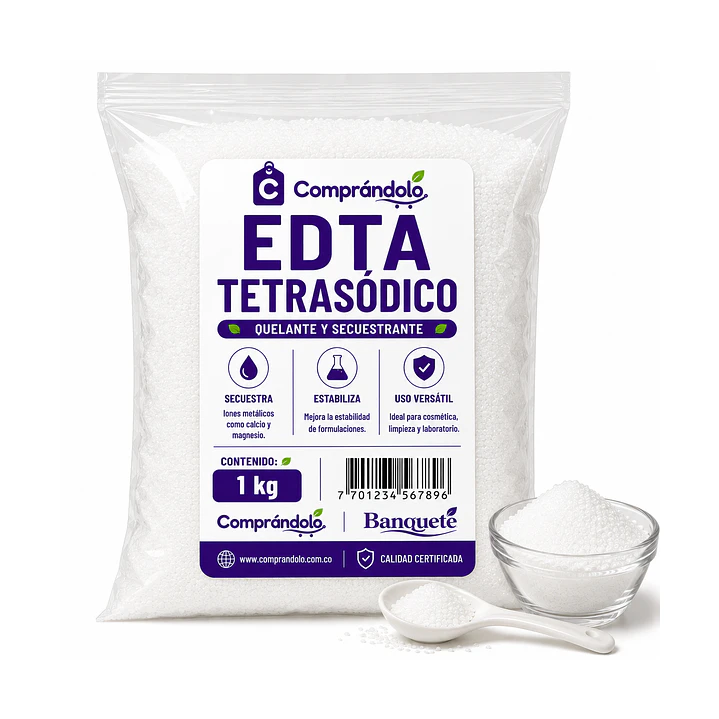 Edta Tetrasodico En Polvo Puro  3