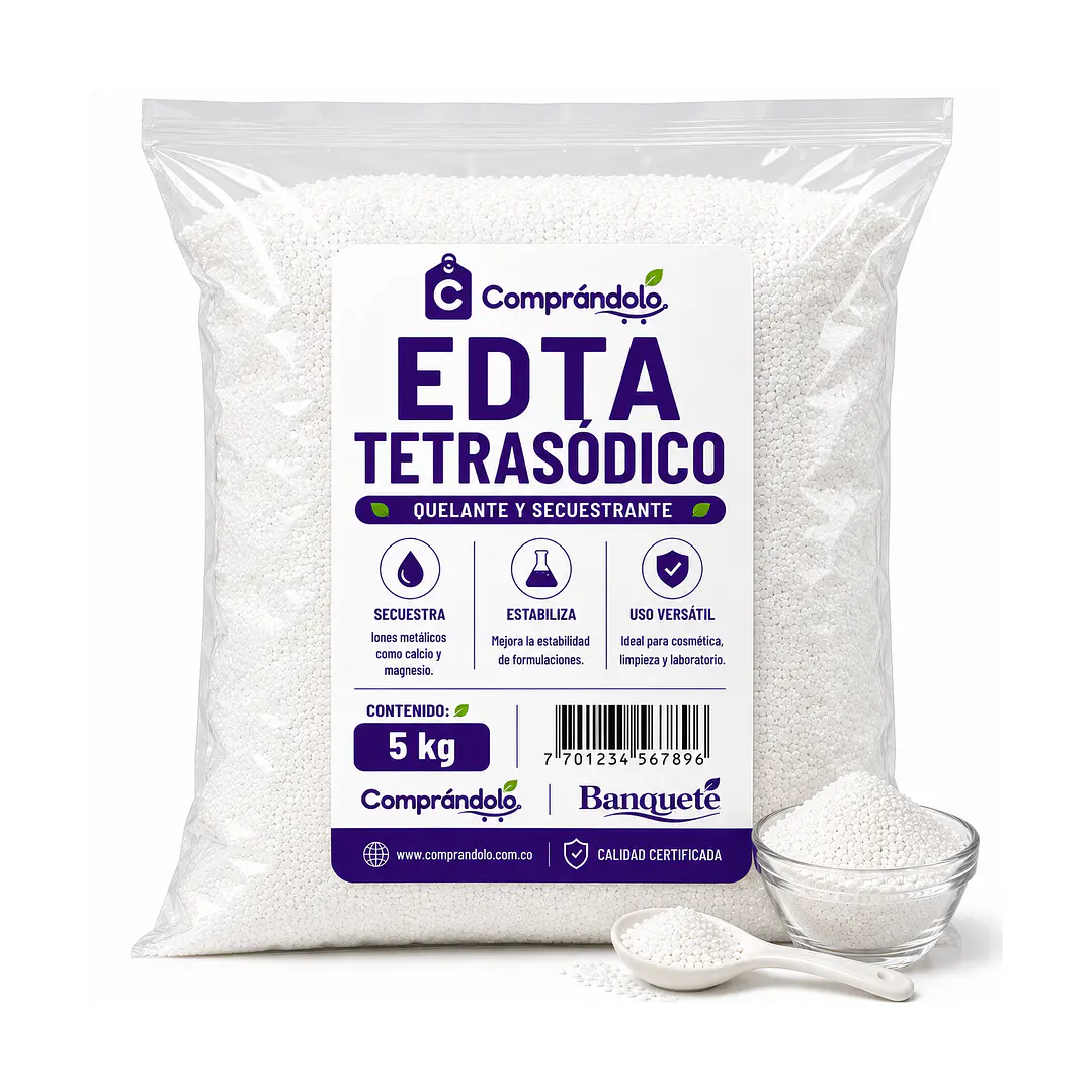 Edta Tetrasodico En Polvo Puro  5