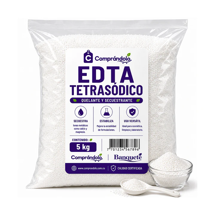 Edta Tetrasodico En Polvo Puro  5