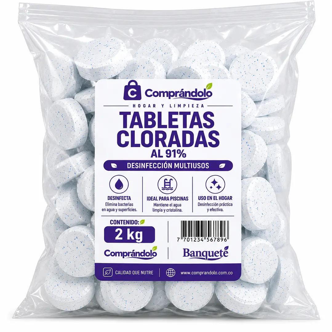 Pastilla Clorada Tableta al 91% 2