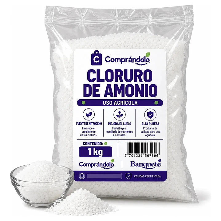Cloruro De Amonio Puro En Polvo - Uso Agrícola 3