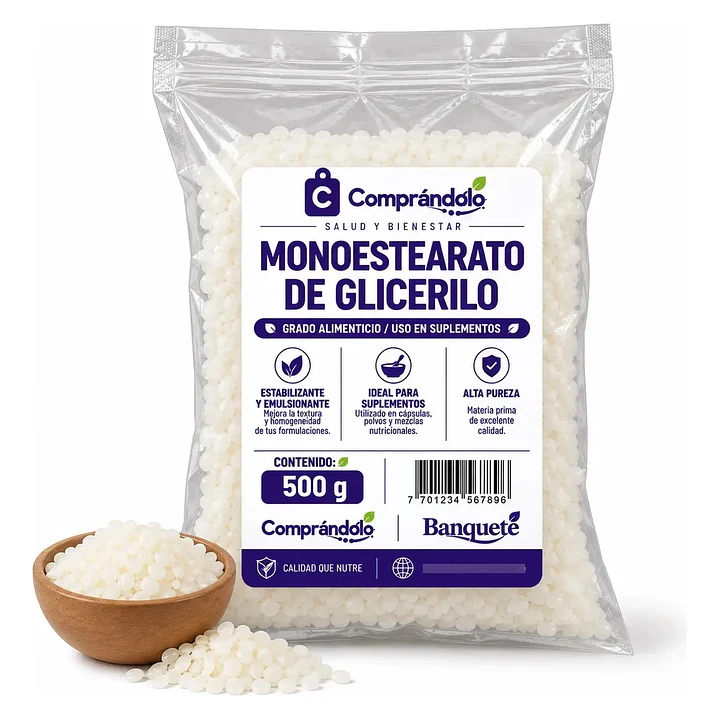Monoestearato De Glicerilo En Polvo Puro - Suplemento 2