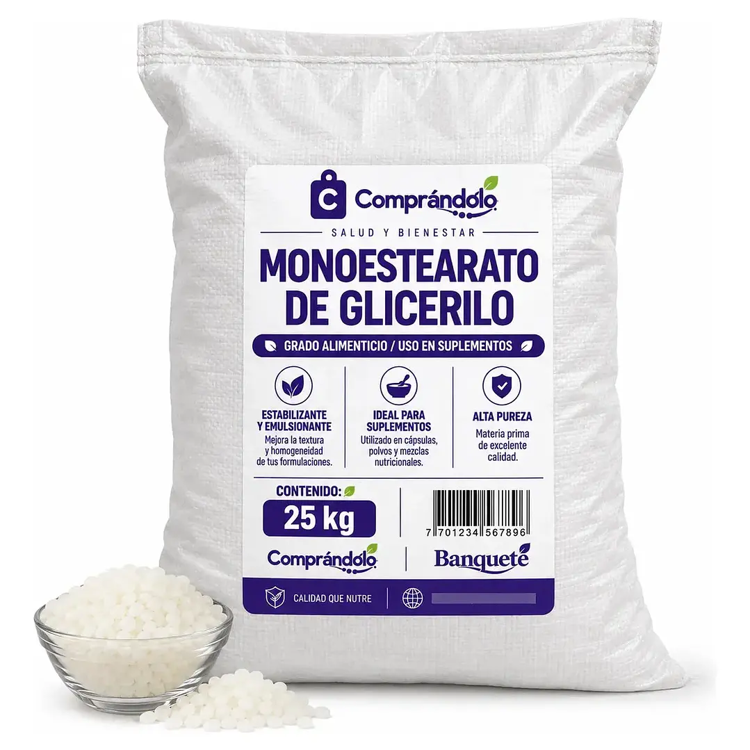 Monoestearato De Glicerilo En Polvo Puro - Suplemento 4