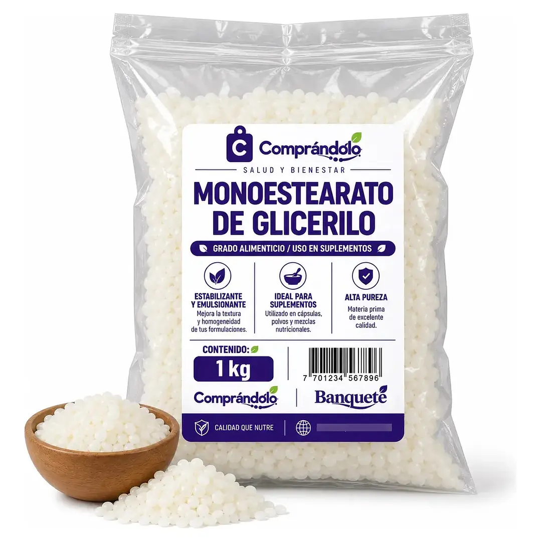 Monoestearato De Glicerilo En Polvo Puro - Suplemento 3