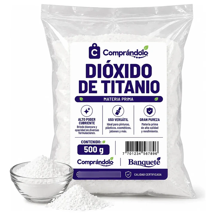 Dióxido De Titanio - Uso Cosmético  2