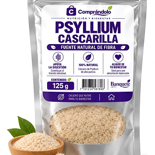 Psyllium Cascarilla Fibra En Polvo 100% Natural