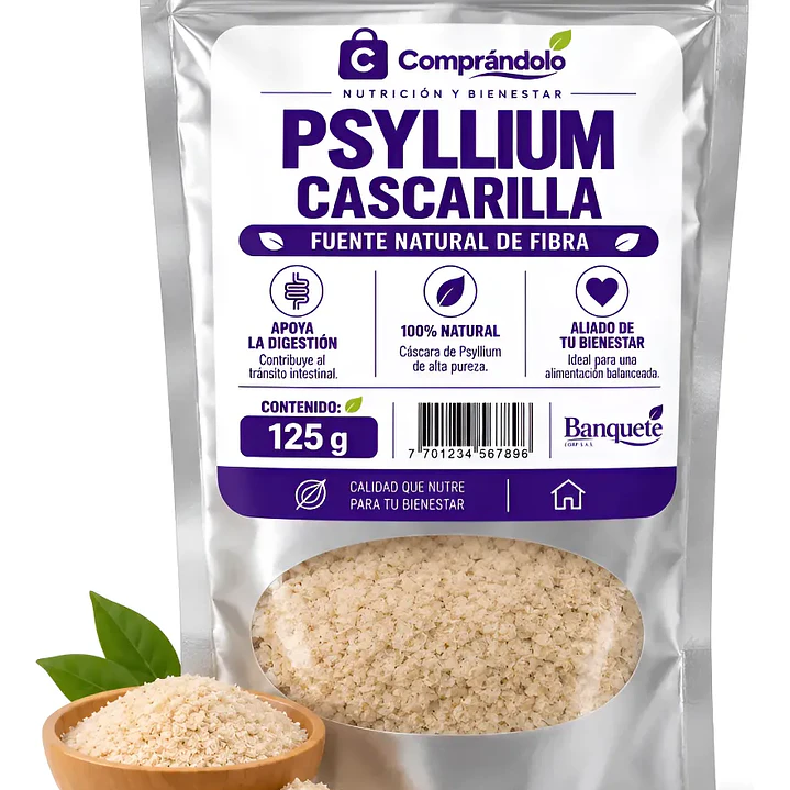 Psyllium Cascarilla Fibra En Polvo 100% Natural 1