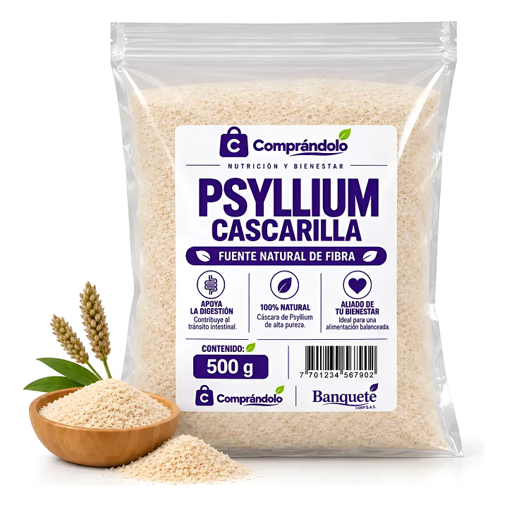 Psyllium Cascarilla Fibra En Polvo 100% Natural 3