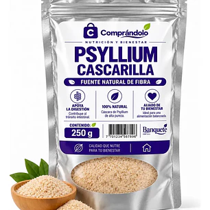 Psyllium Cascarilla Fibra En Polvo 100% Natural