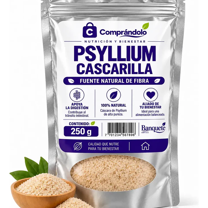 Psyllium Cascarilla Fibra En Polvo 100% Natural 2