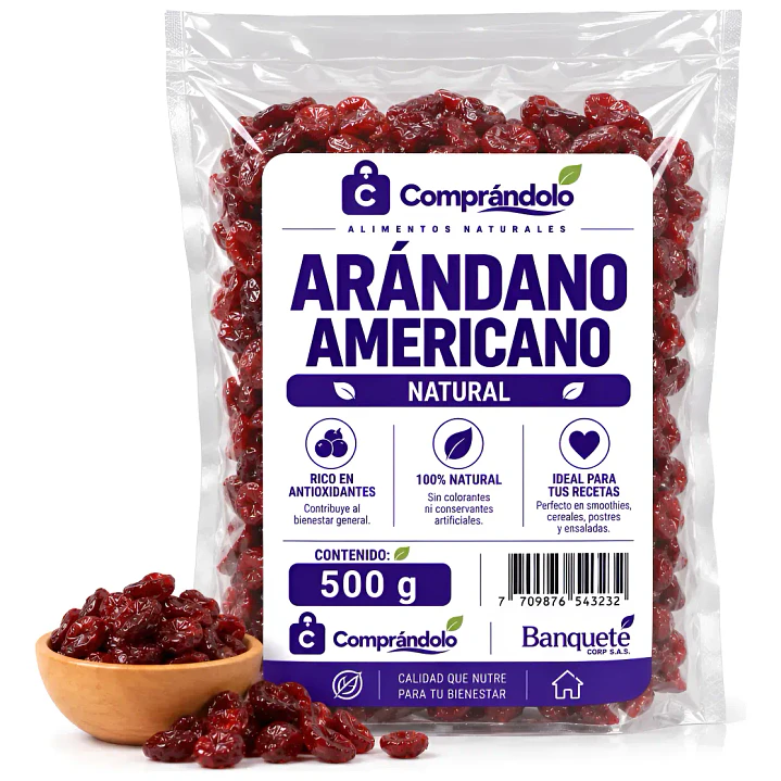 Arándano Americano Deshidratado Natural 100 % Puro 3