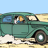 TINTIN, HERGE Y LOS COCHES