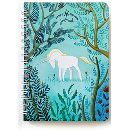 JOURNAL JARDIN DE MEDIANOCHE UNICORNIO