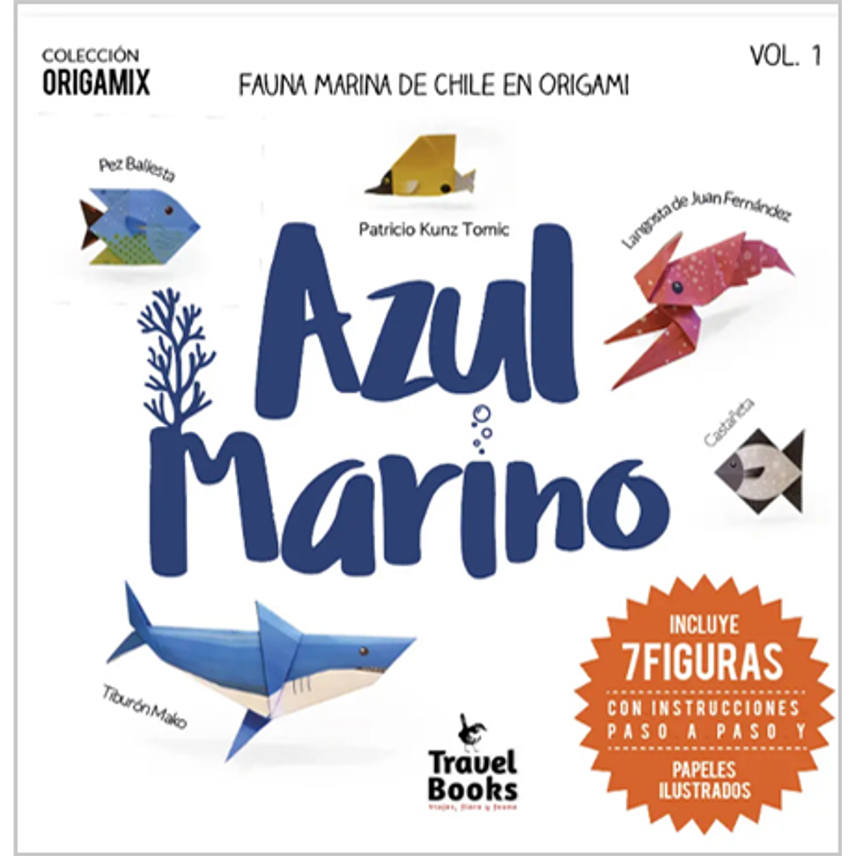 AZUL MARINO - FAUNA MARINA DE CHILE EN ORIGAMI