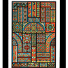 ARTE EDAD MEDIA - VITRALES siglo XII, XIII y XIV (LAMINA)