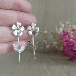 Aros Florales Edelia - Plata 950