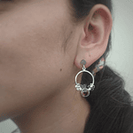 Aros Ada Piedra - Plata 950