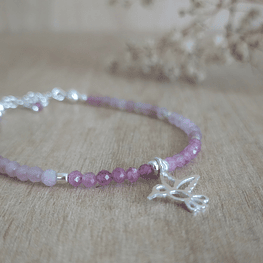 Pulseras multipiedras - Plata 925 -  Colibrí