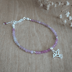 Pulseras multipiedras - Plata 925 -  Colibrí