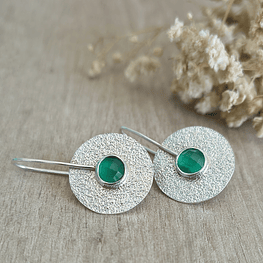 Aros Lumen - Plata 950 texturada