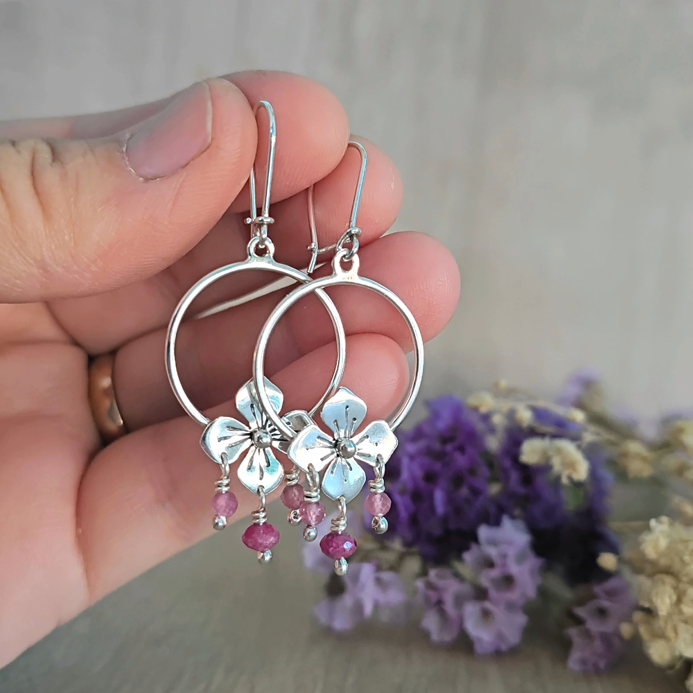 Aros Uniflor - Plata 950