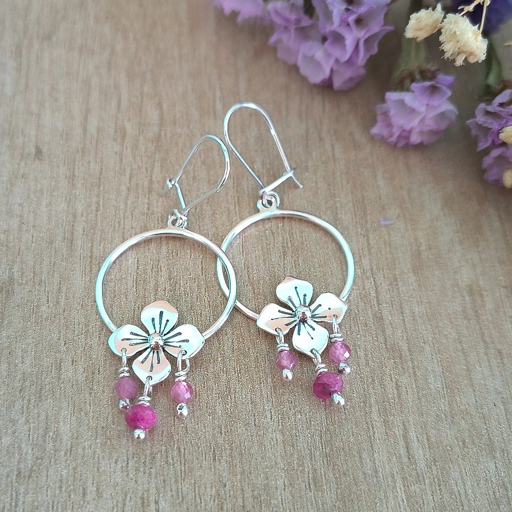 Aros Uniflor - Plata 950