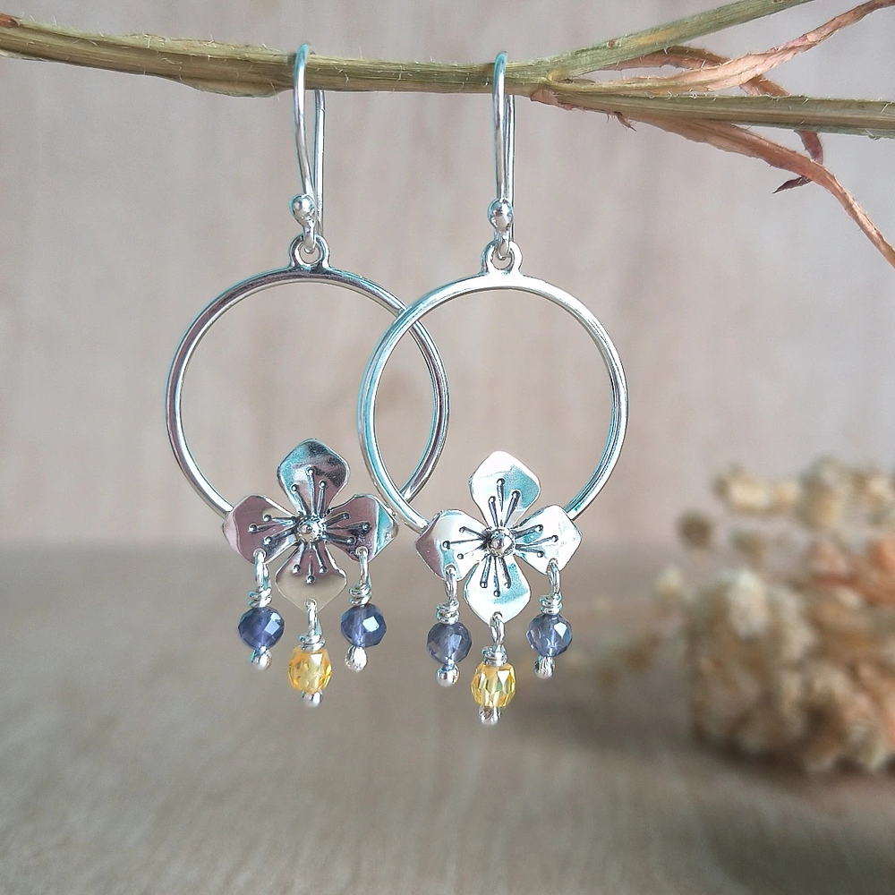 Aros Uniflor - Plata 950