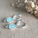 Argollas Mika piedra natural