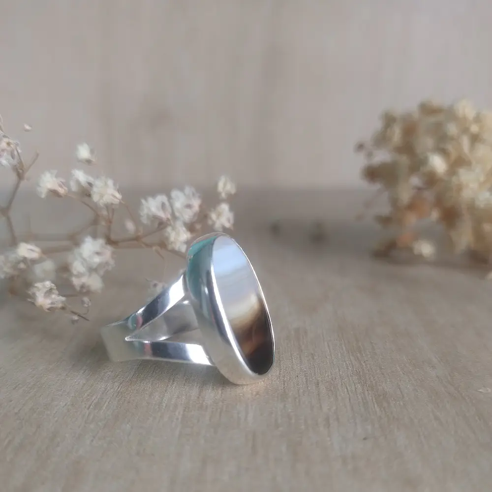 Anillo Ágata  - Plata 950 - T-16