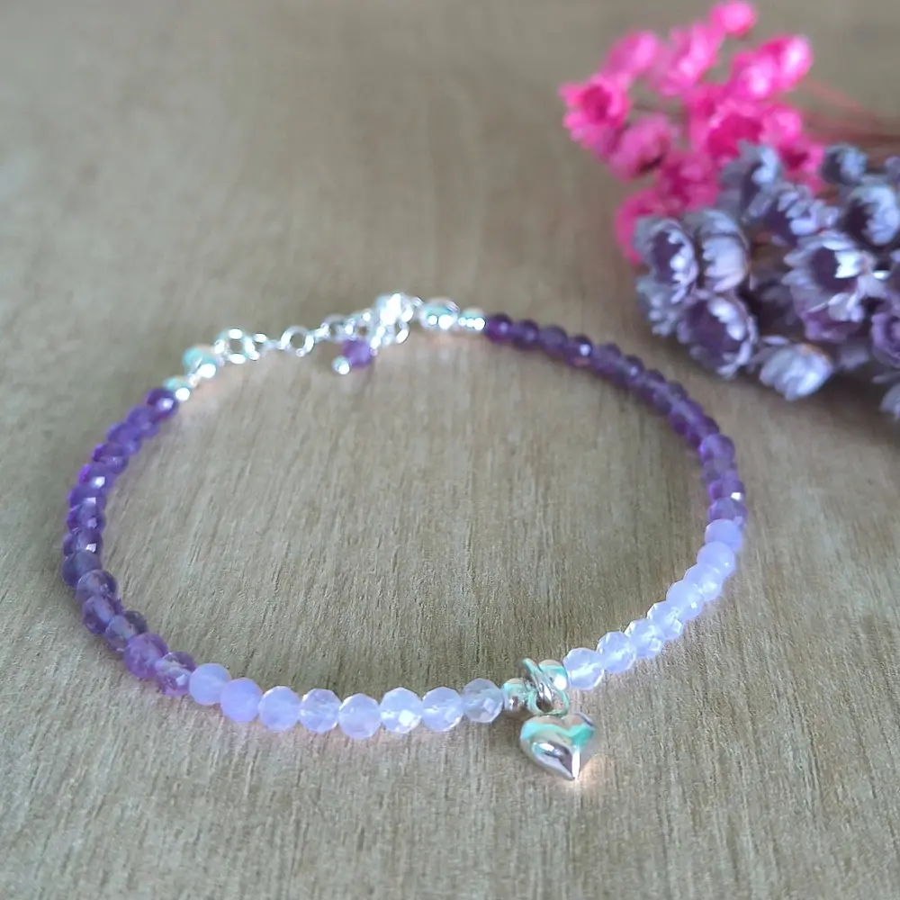 Pulsera Amatista degrade