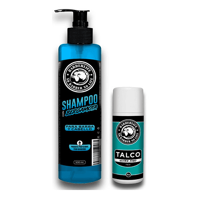 Shampo De Bargamota Y Talco Caballero Frangancia Barberlife