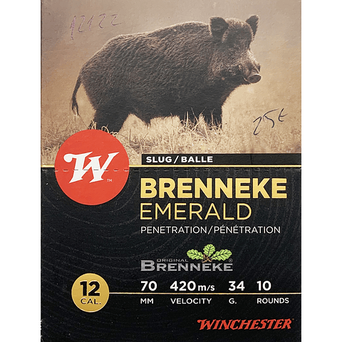 Winchester Brenneke Emerald 12/70