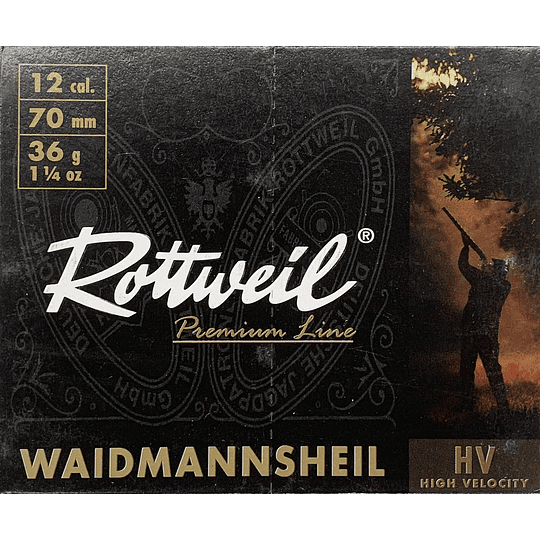 Rottweil Waidmannsheil HV 36g 12/70