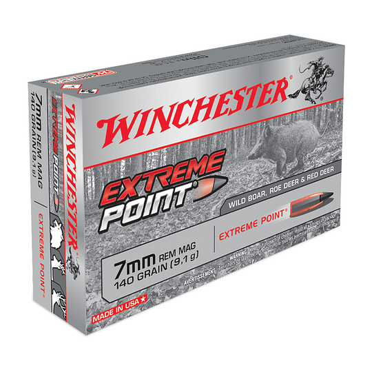 Winchester 7mm R.M. Extreme Point 140gr - Image 1