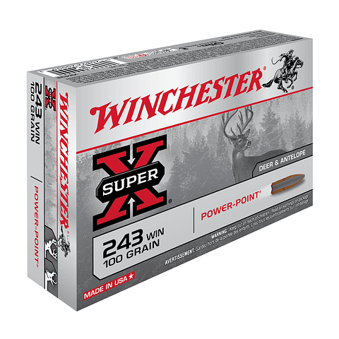 Winchester .243 Win. Power Point 100gr