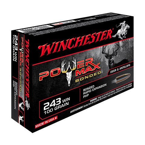 Winchester .243 Win. Power Max 100gr