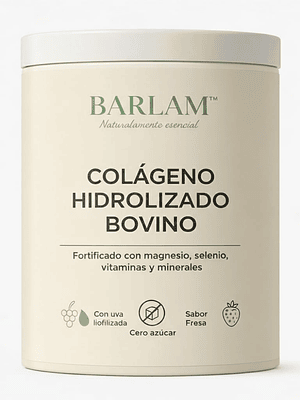 Barlam Colageno Hidrolizado Con Uva Liofilizada