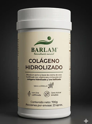 Barlam Colageno Hidrolizado Con Uva Liofilizada