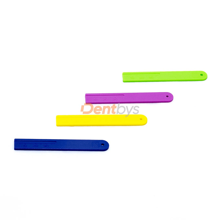 REGLA ENDODONCIA PLÁSTICA RECTA 1