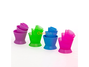 VASOS DAPPEN DE SILICONA DE COLORES