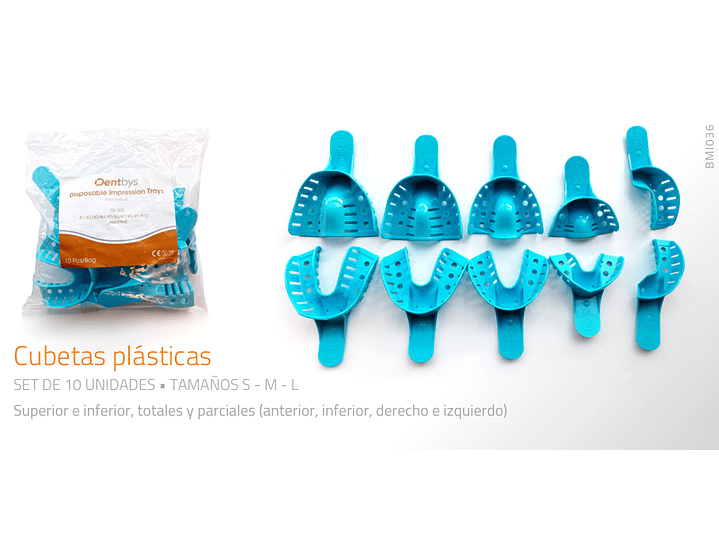 SET CUBETAS PLASTICAS 3