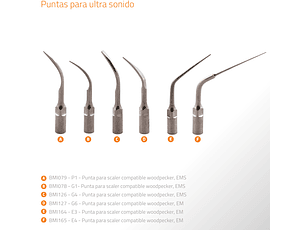 PUNTAS PARA ULTRASONIDO