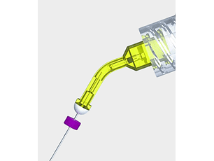 AGUJA DE IRRIGACION 30G CURVA 