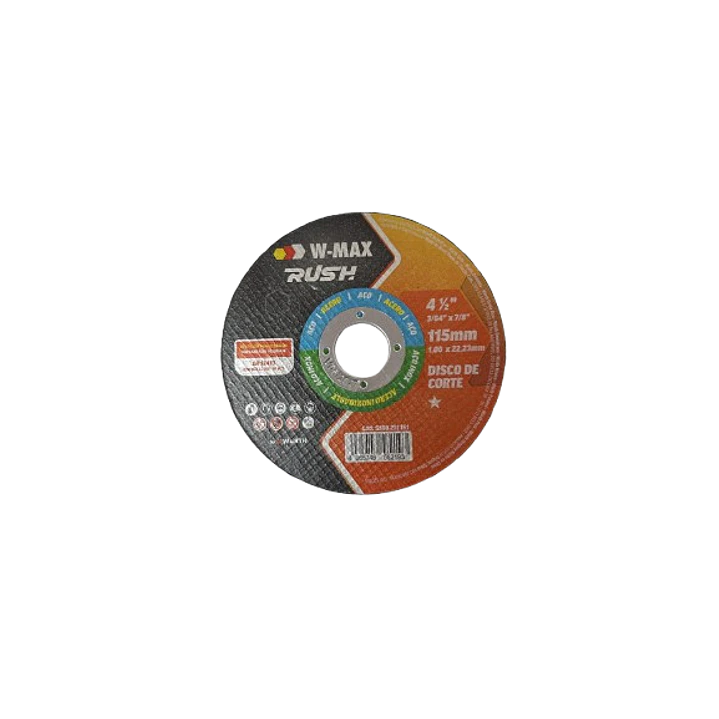 50 DISCO DE CORTE WURTH  RUSH  4 1/2